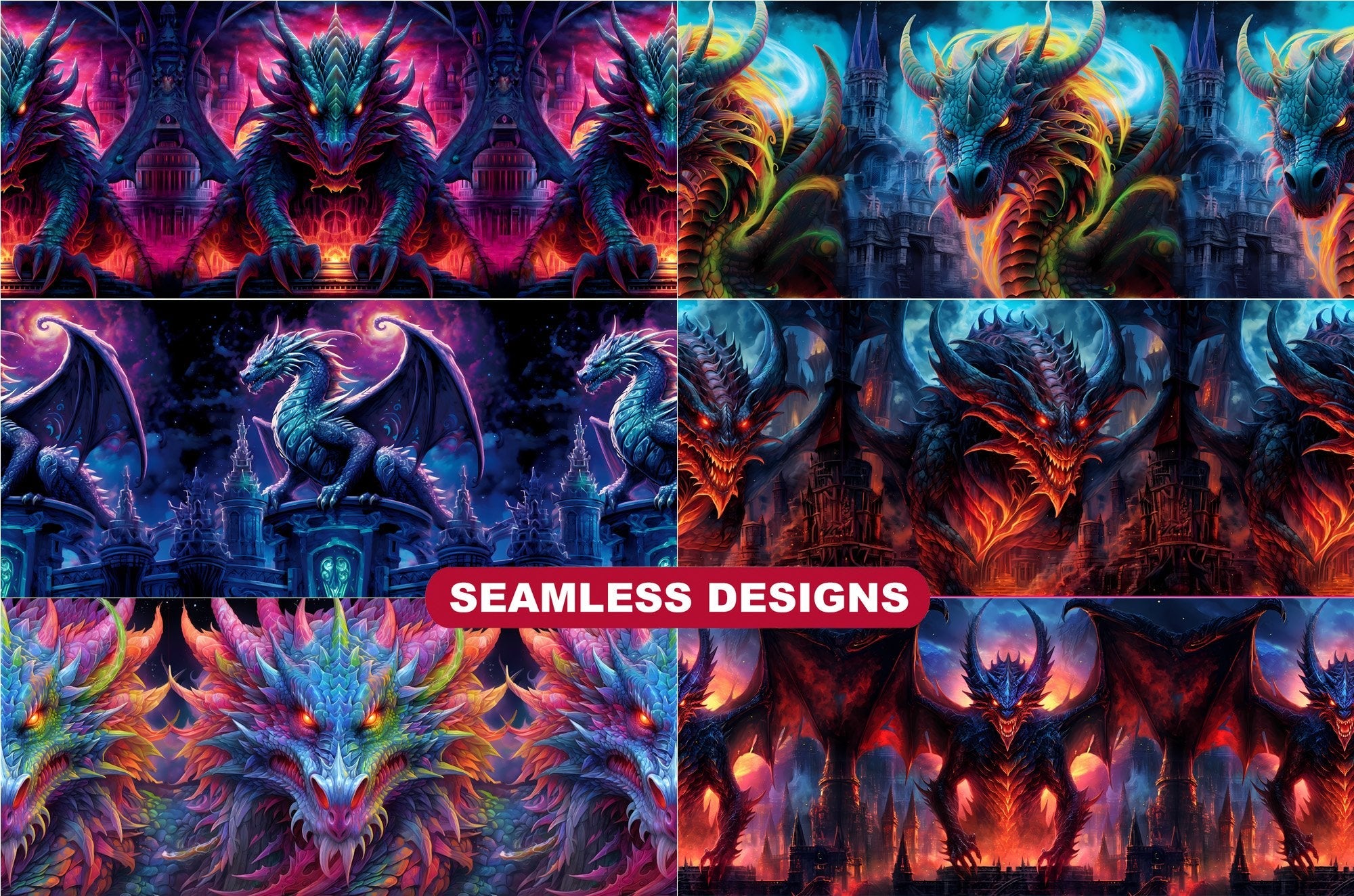 Gothic Dragons Tumbler Wrap - CraftNest