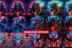 Gothic Dragons Tumbler Wrap - CraftNest