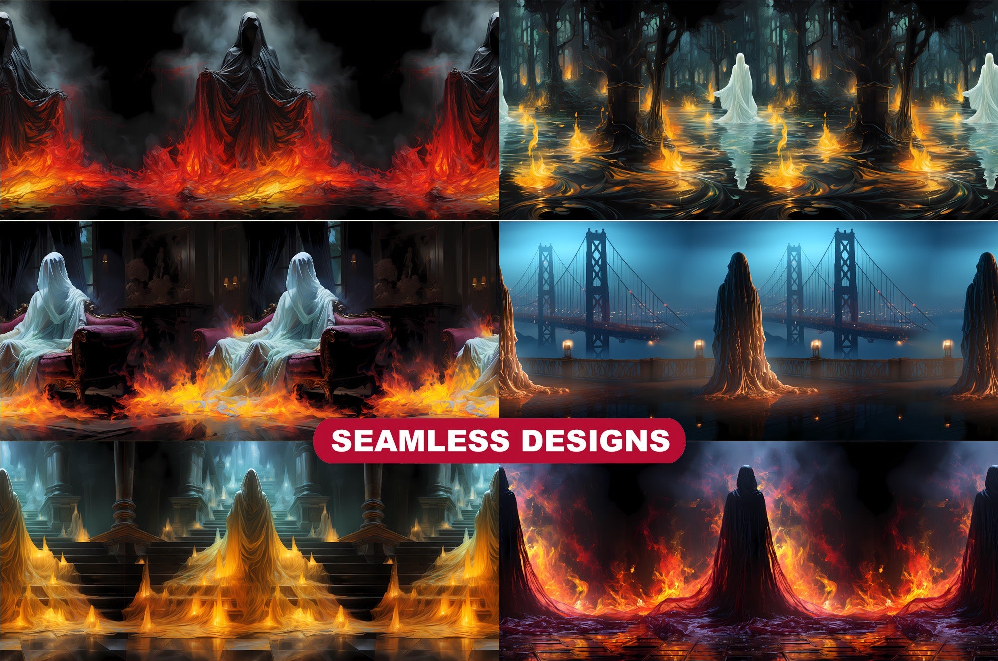 Ghosts Tumbler Wrap - CraftNest