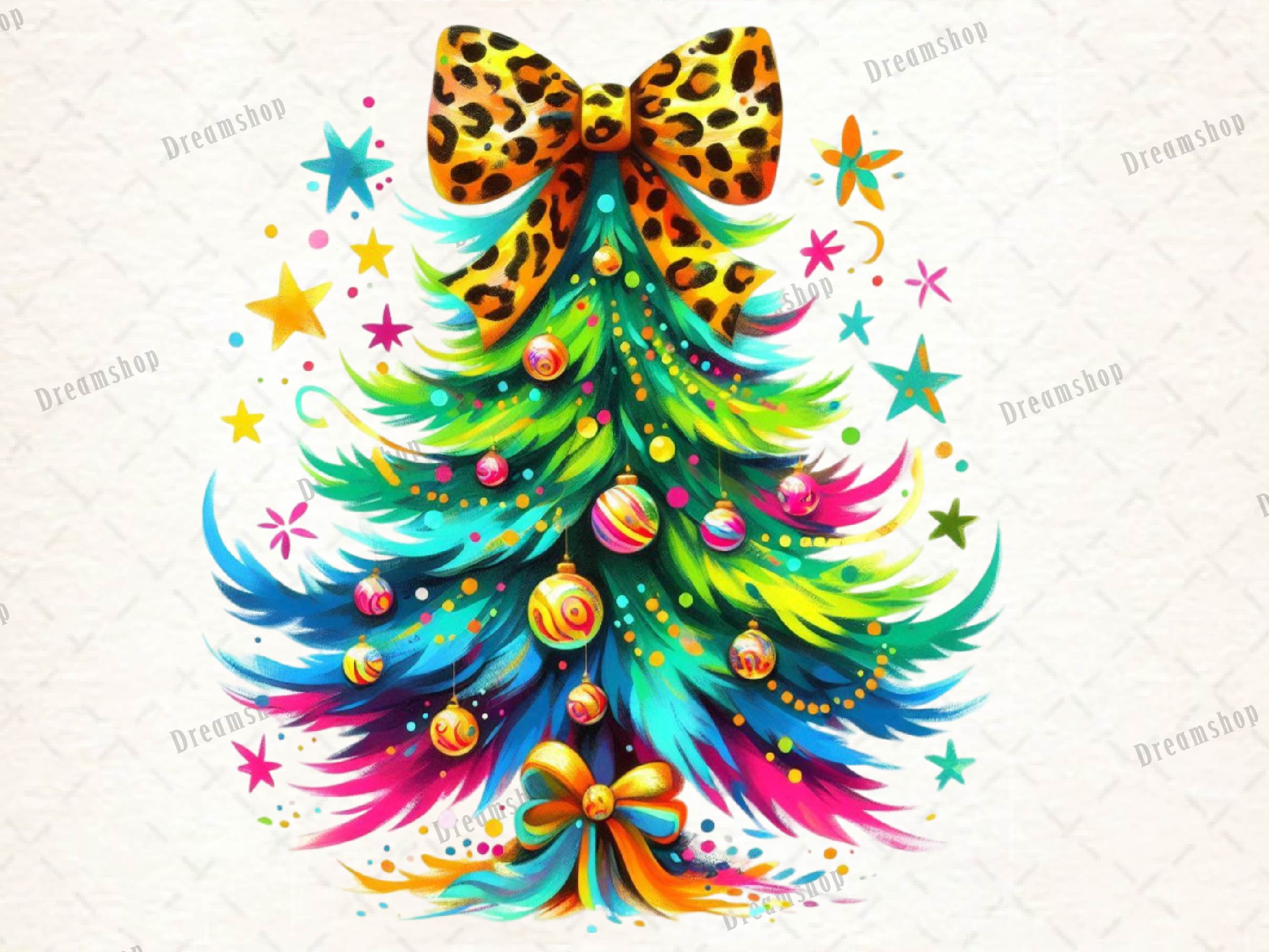 Coquette Christmas Tree Clipart Bundle - CraftNest - Digital Crafting and Art