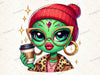 Christmas Girl Cute Boujee Clipart Bundle 3