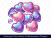 Iridescent Valentine Clipart Bundle