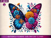 Butterfly Flowers Clipart Bundle 15