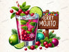 Christmas Cocktail Clipart Bundle