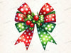 Christmas Coquette Bow Ribbon Girly Clipart Bundle