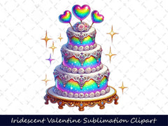 Iridescent Valentine Clipart Bundle 4 - CraftNest - Digital Crafting and Art