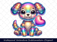 Iridescent Valentine Clipart Bundle 6 - CraftNest - Digital Crafting and Art
