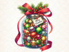 Christmas Cookie In Jar Clipart Bundle 2