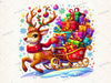 Festive Reindeer Clipart Bundle