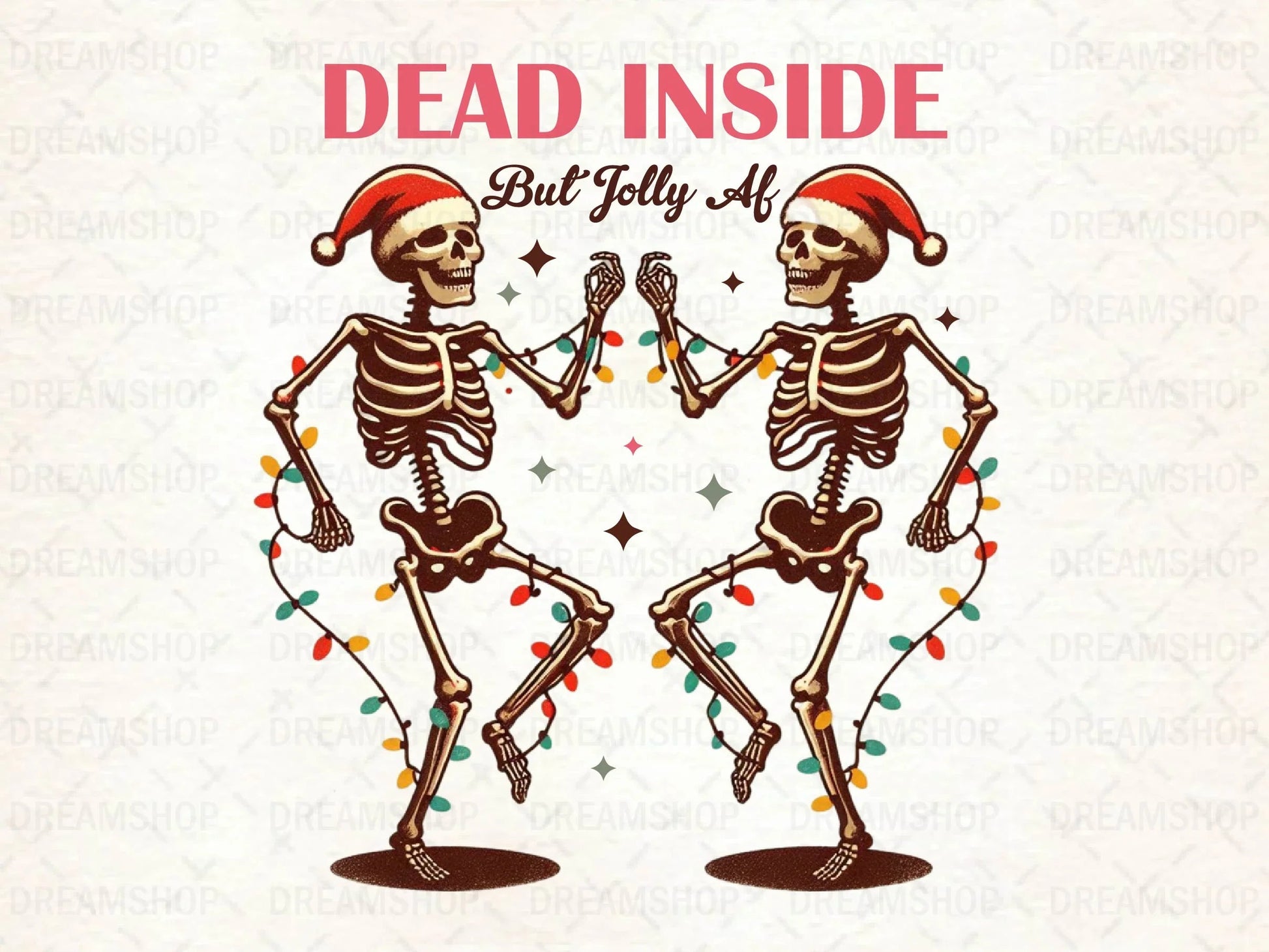 Dead Inside But Jolly AF Christmas Tree Clipart Bundle - CraftNest - Digital Crafting and Art