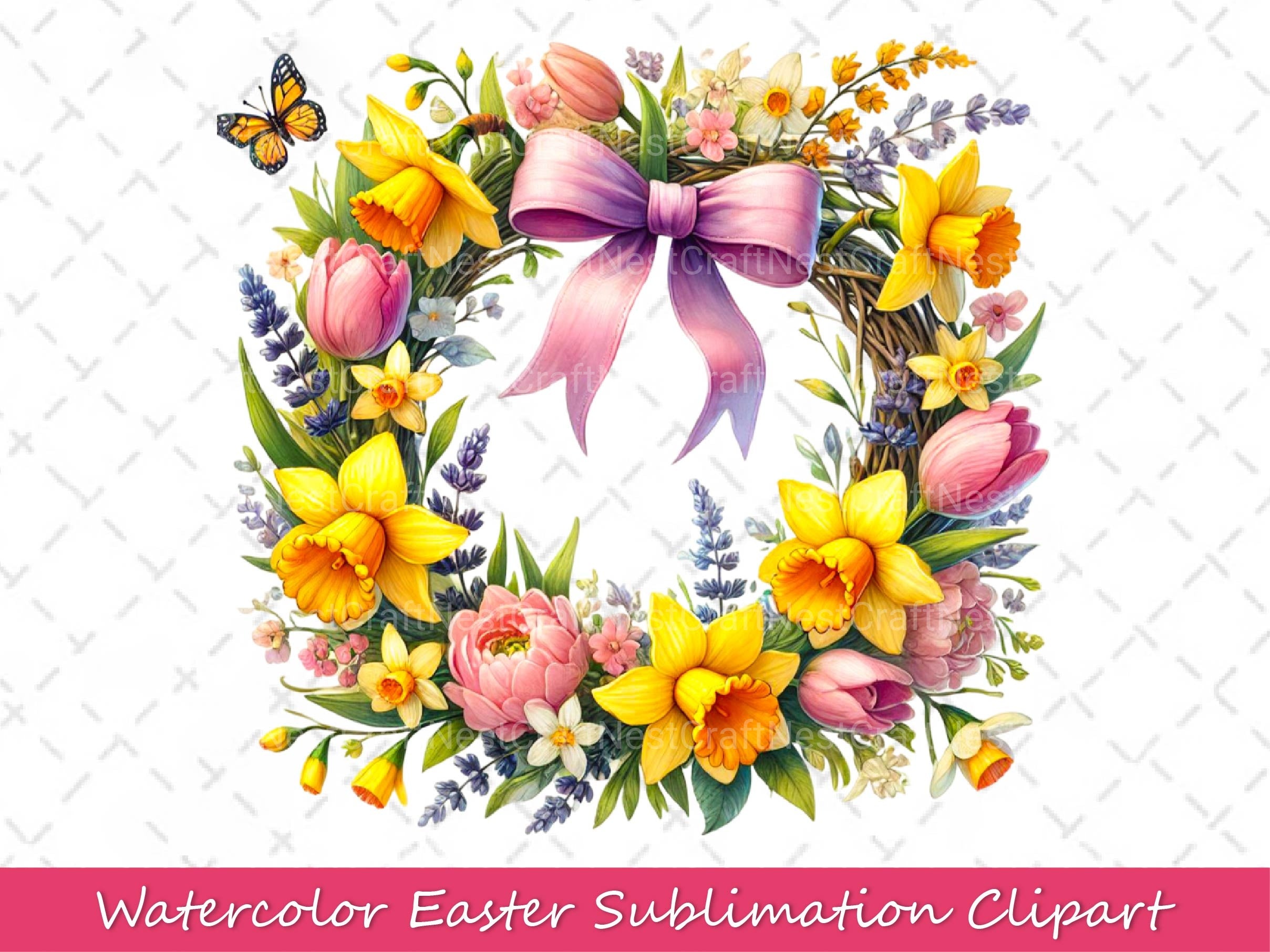 Easter Sublimation Clipart 2