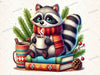 Woodland Christmas Animal Clipart Bundle