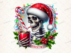 Halloween Christmas Skeleton Shirt Clipart Bundle - CraftNest - Digital Crafting and Art