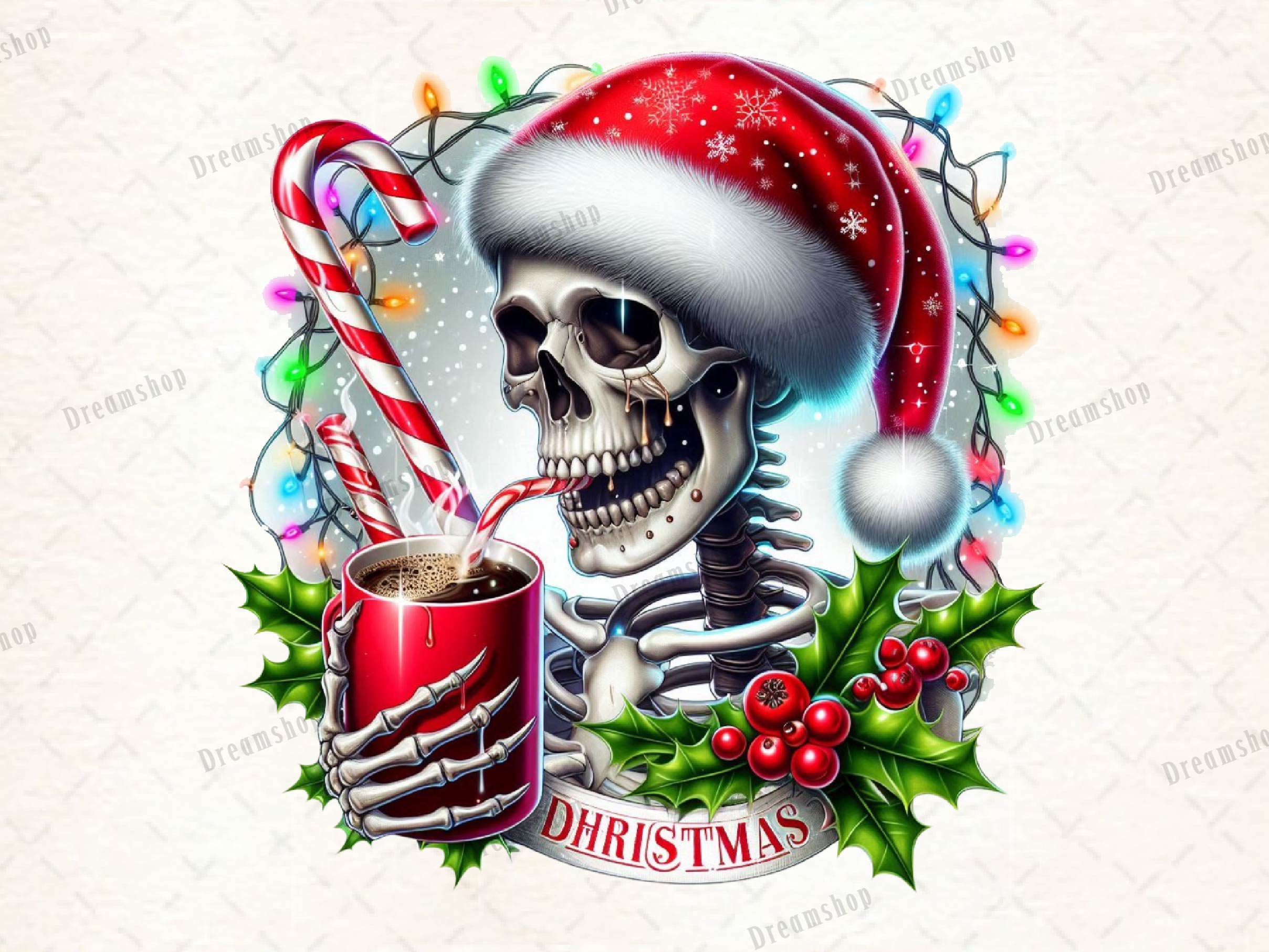 Halloween Christmas Skeleton Shirt Clipart Bundle - CraftNest - Digital Crafting and Art