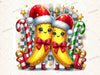 Bananas Christmas Merry Christmas Clipart Bundle