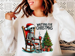 Halloween Skeleton Waiting For Christmas Clipart Bundle - CraftNest - Digital Crafting and Art