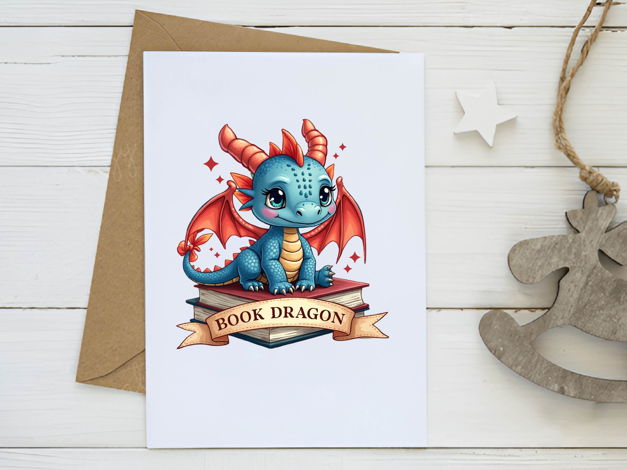 Funny Book Lover Book Reading Dragon Clipart Bundle - CraftNest - Digital Crafting and Art