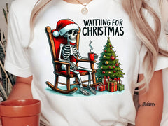 Halloween Skeleton Waiting For Christmas Clipart Bundle - CraftNest - Digital Crafting and Art