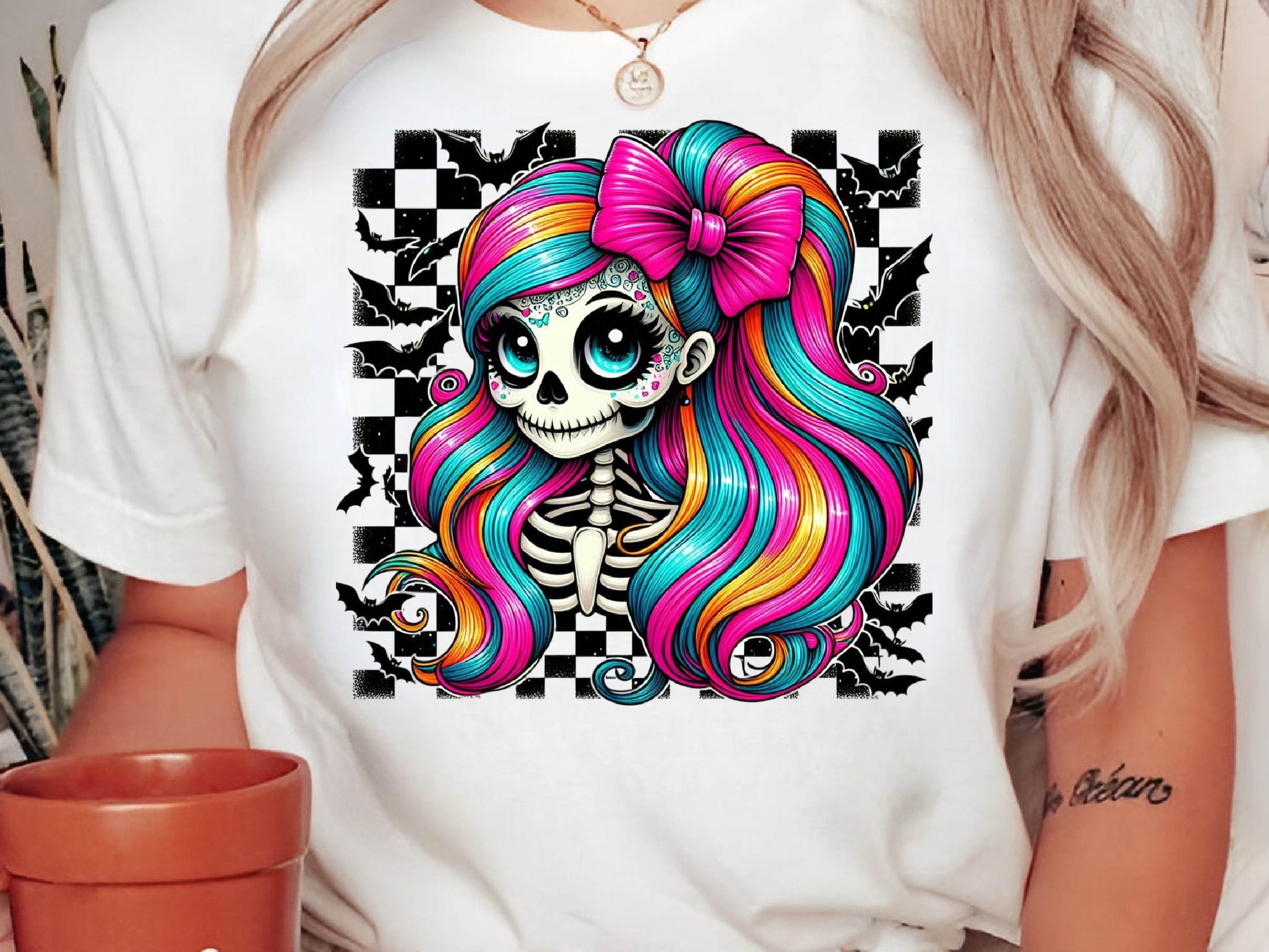 Whimsical Skeleton Girl Halloween Clipart Bundle 1 - CraftNest - Digital Crafting and Art