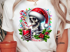 Halloween Christmas Skeleton Shirt Clipart Bundle - CraftNest - Digital Crafting and Art