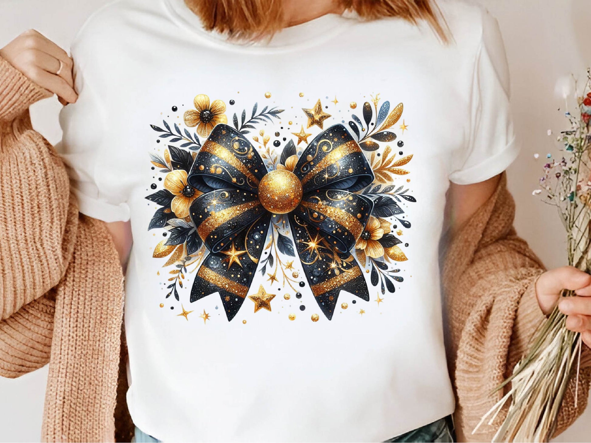 Gold Glitter Coquette Bow Clipart Bundle 3 - CraftNest - Digital Crafting and Art
