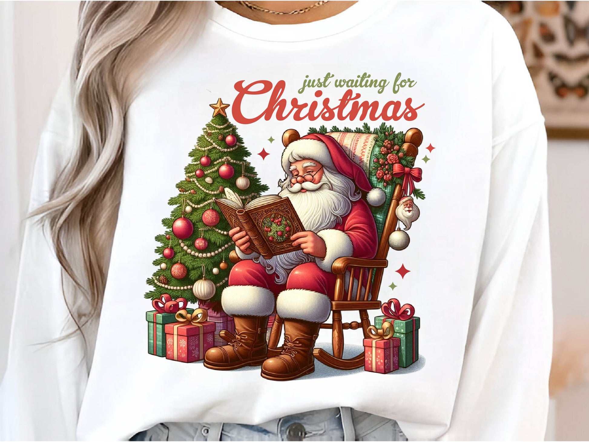 Vintage Christmas Santa Sublimation Clipart Bundle - CraftNest - Digital Crafting and Art