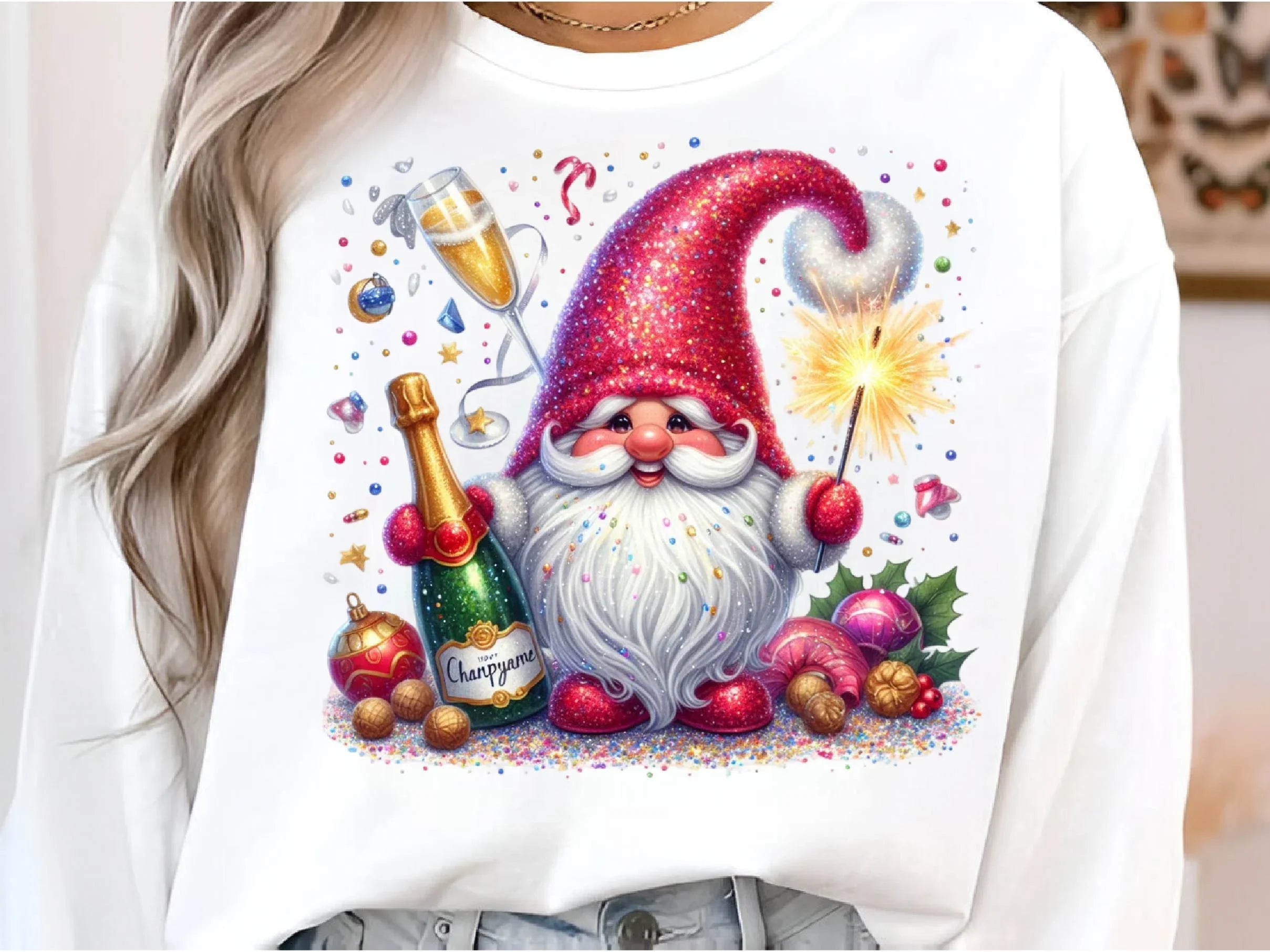 New Year Gnomes Clipart Bundle - CraftNest - Digital Crafting and Art