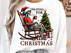 Halloween Skeleton Waiting For Christmas Clipart Bundle 1 - CraftNest - Digital Crafting and Art