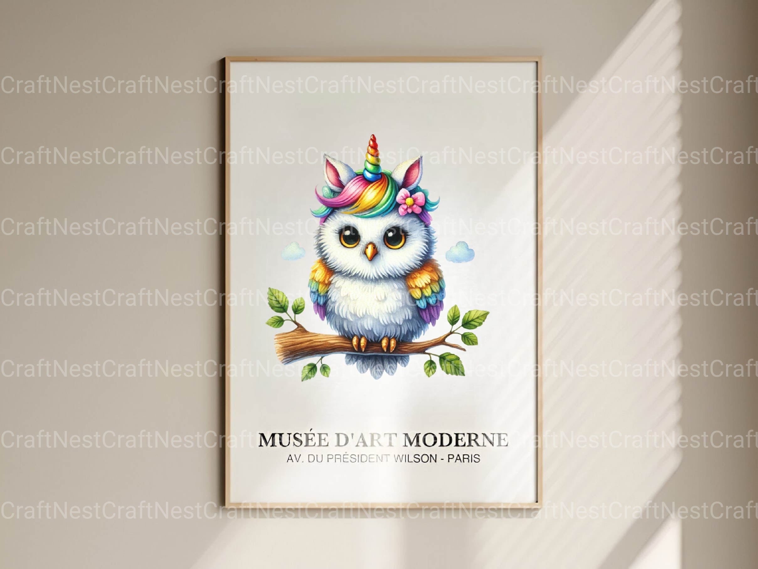 Unicorn Owl Clipart Bundle