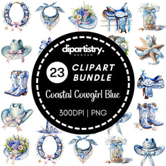 Coastal Cowgirl Clipart - CraftNest - Digital Crafting and Art