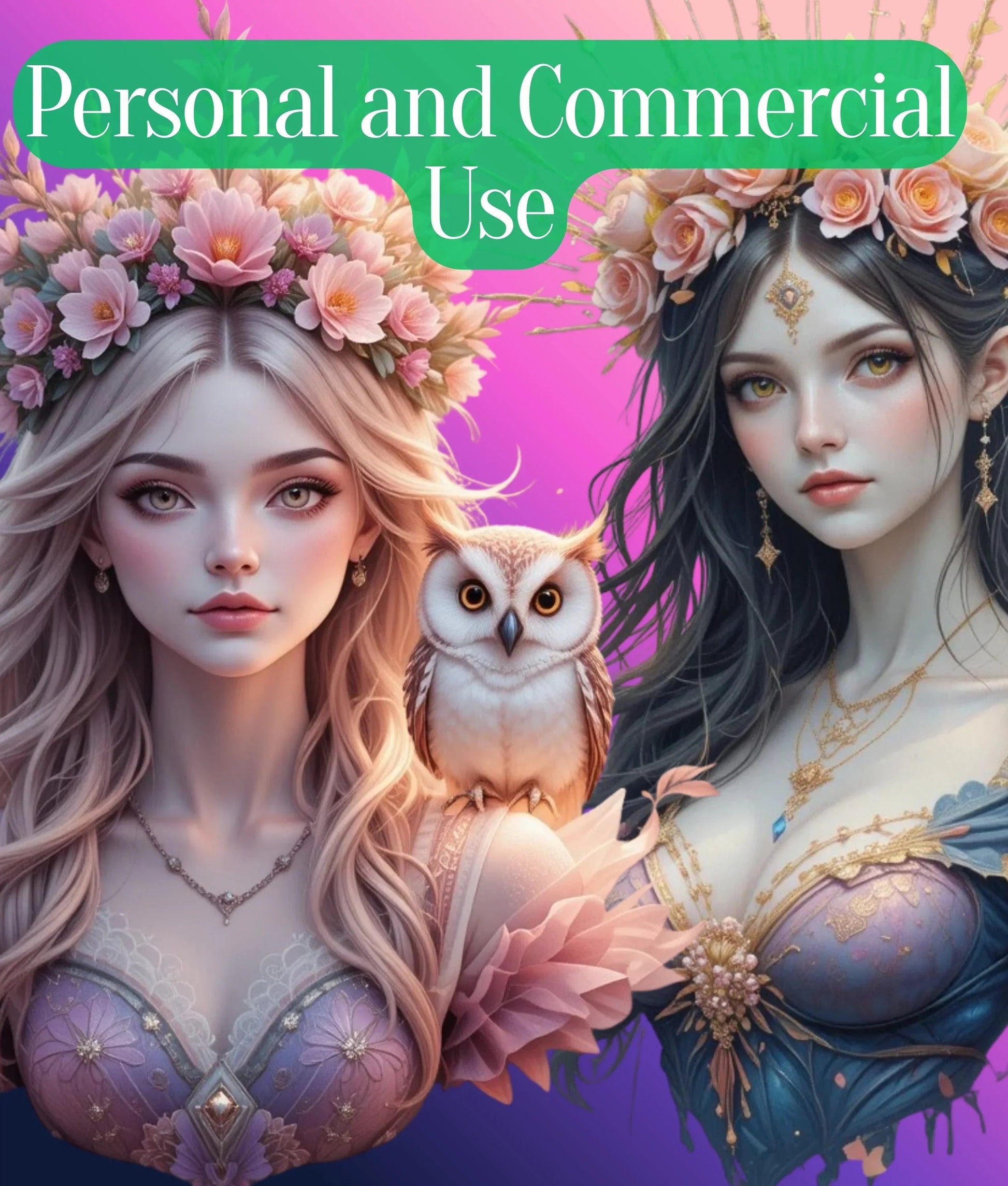 Ethereal Forest Witch Clipart Bundle - CraftNest - Digital Crafting and Art
