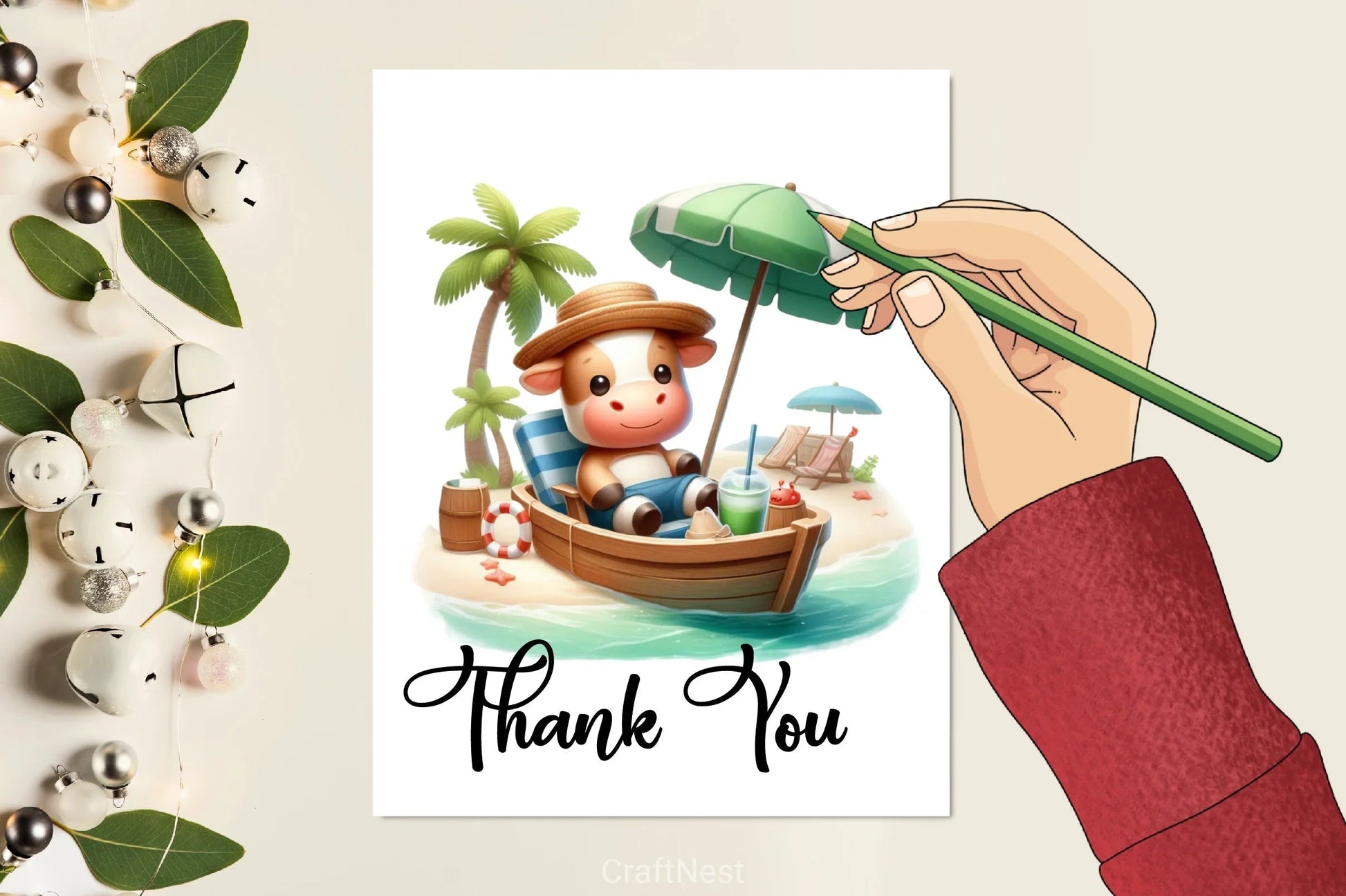 Cute Animals Boat Summer Clipart Bundle - CraftNest - Digital Crafting and Art