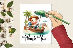 Cute Animals Boat Summer Clipart Bundle - CraftNest - Digital Crafting and Art