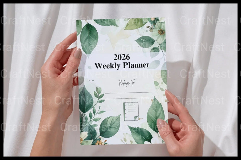 Weekly Planner Starting at 100 - CraftNest - Digital Crafting and Art