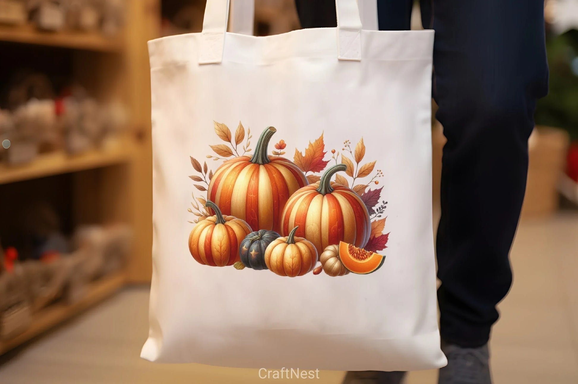 Pumpkin Flower Clipart Bundle - CraftNest - Digital Crafting and Art