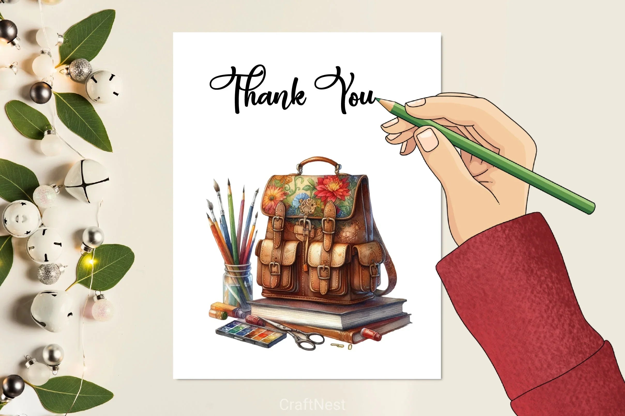 Retro School Bag Clipart Bundle - CraftNest - Digital Crafting and Art