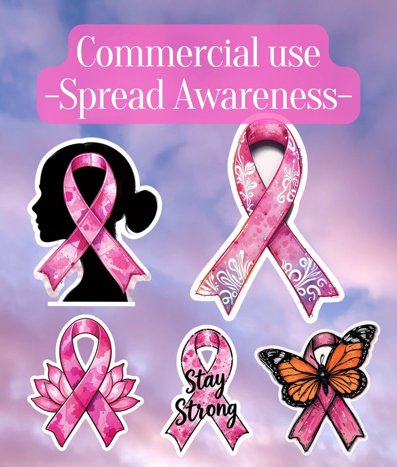 Breast Cancer Awareness Clipart Bundle - CraftNest - Digital Crafting and Art
