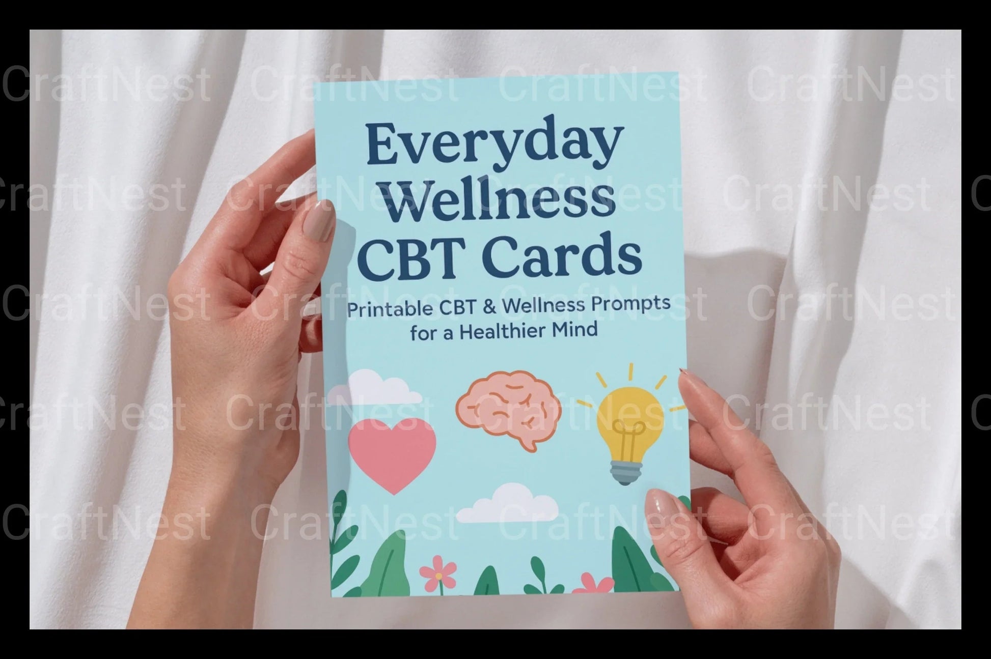 Everyday Wellness CBT Cards for Mental Health - CraftNest - Digital Crafting and Art