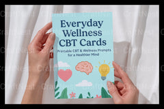 Everyday Wellness CBT Cards for Mental Health - CraftNest - Digital Crafting and Art