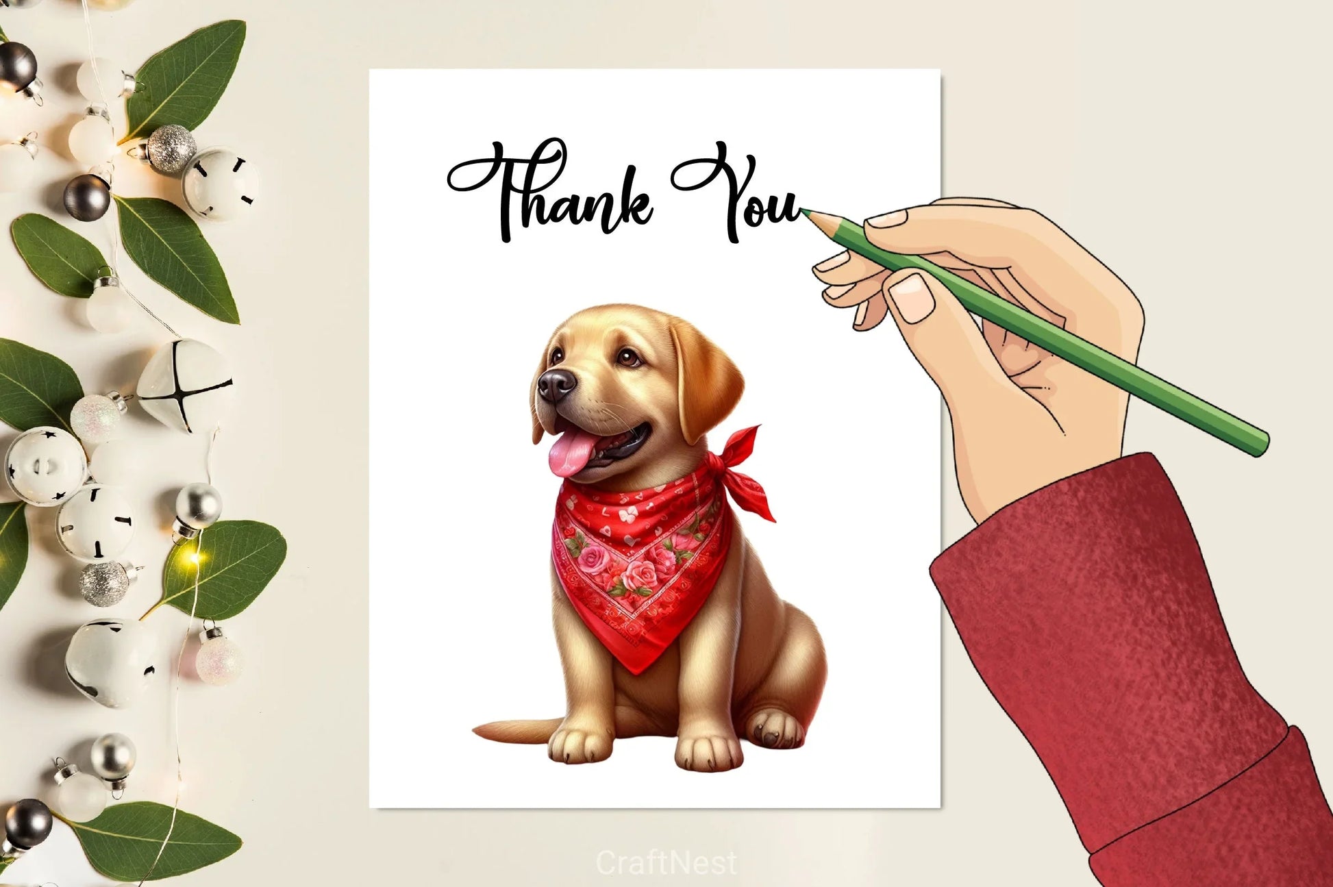 Valentine's Dog Bandana Clipart Bundle - CraftNest - Digital Crafting and Art