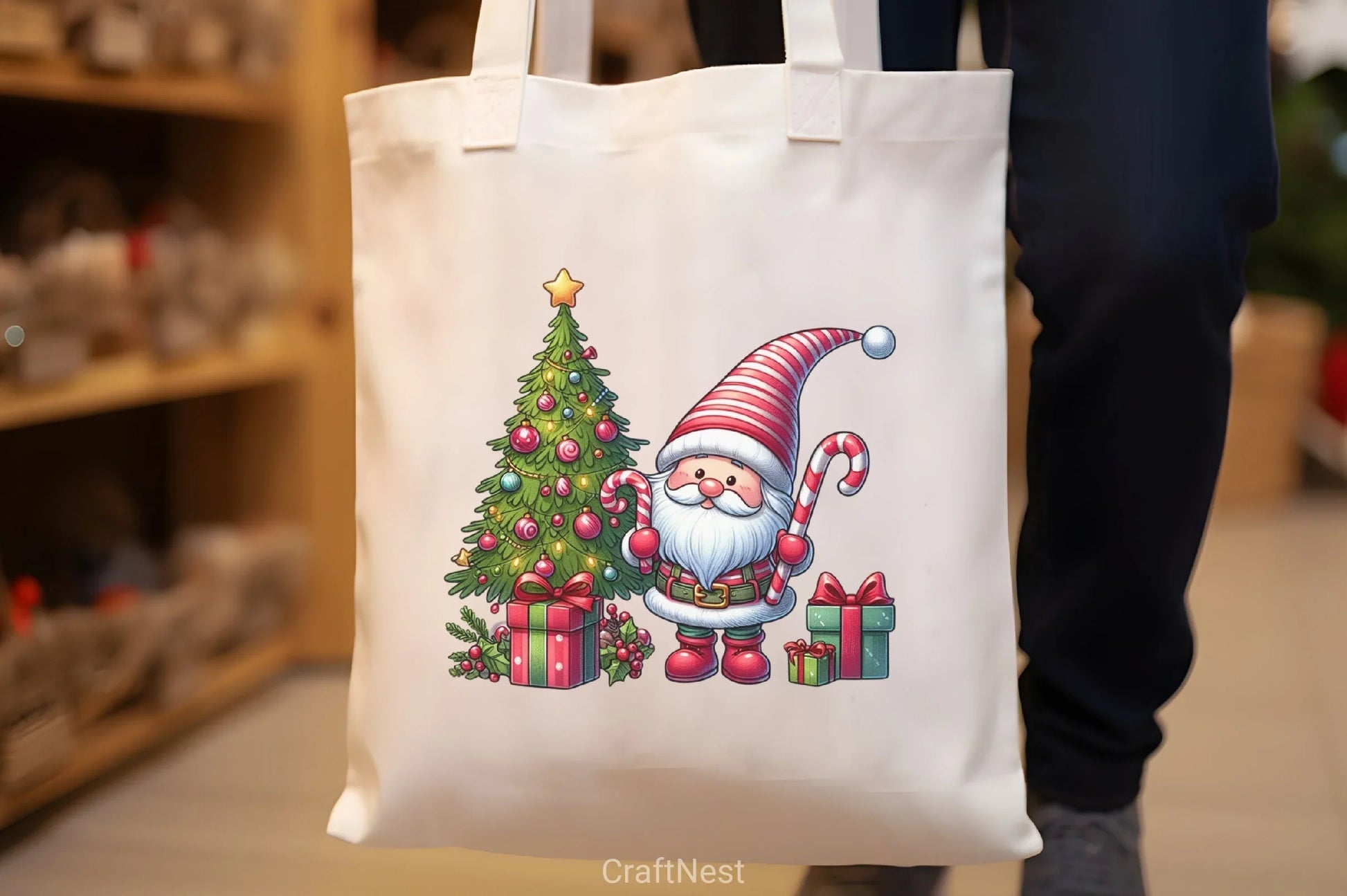 Christmas Gnome Clipart Bundle - CraftNest - Digital Crafting and Art