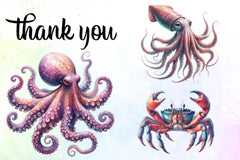Sea Animals Clipart Bundle - CraftNest - Digital Crafting and Art