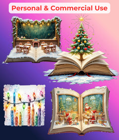 Teacher Christmas Clipart Bundle - CraftNest - Digital Crafting and Art