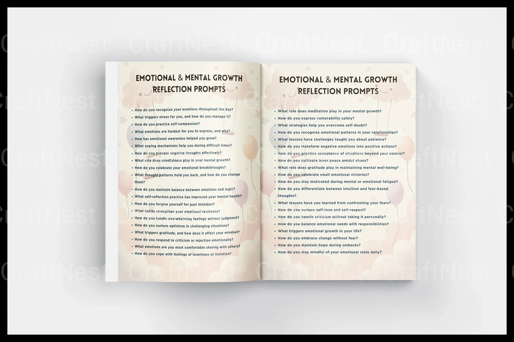 Life Lessons Reflection Prompts for Personal Growth - CraftNest - Digital Crafting and Art