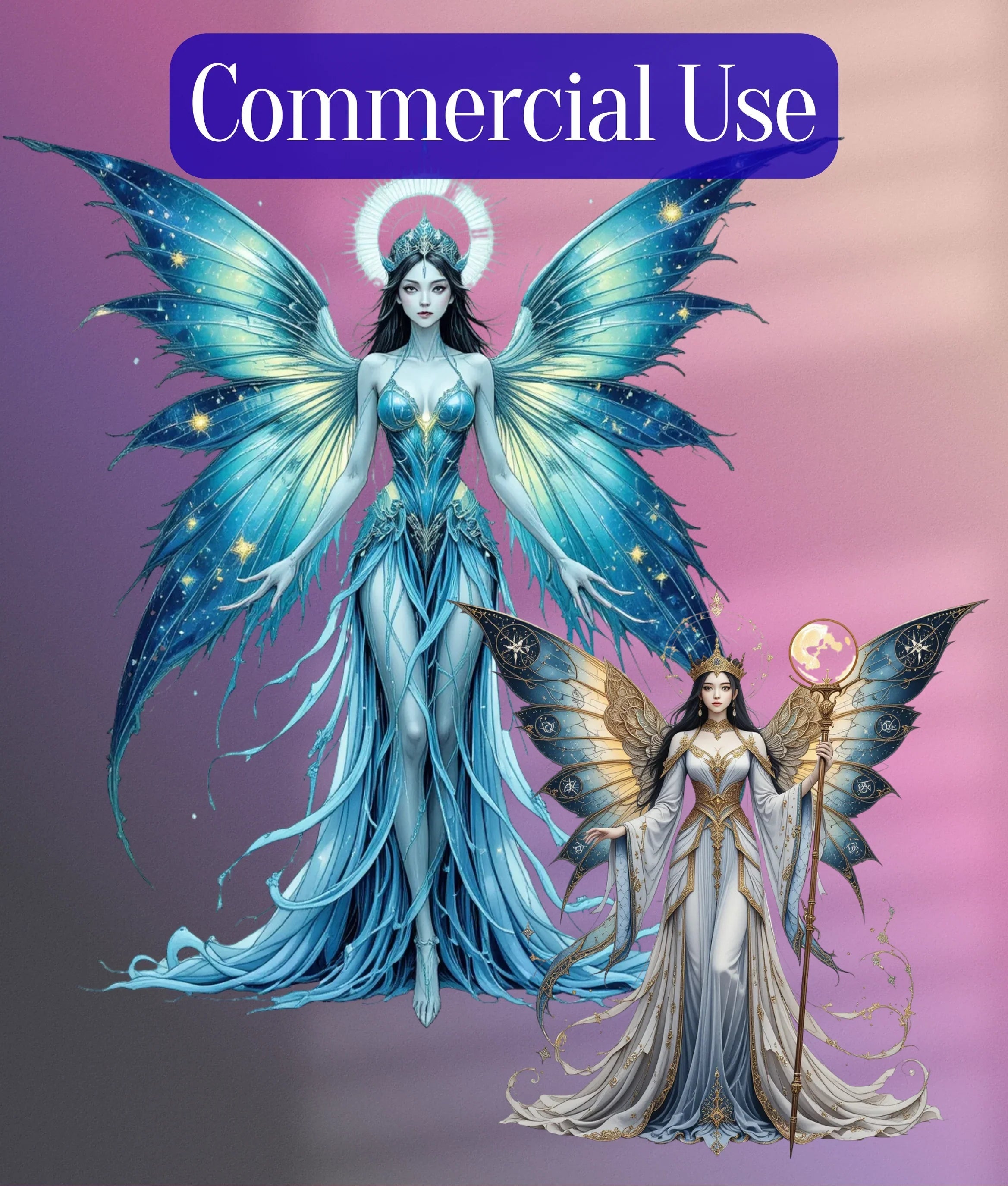 Celestial Fairy Clipart Bundle - CraftNest - Digital Crafting and Art