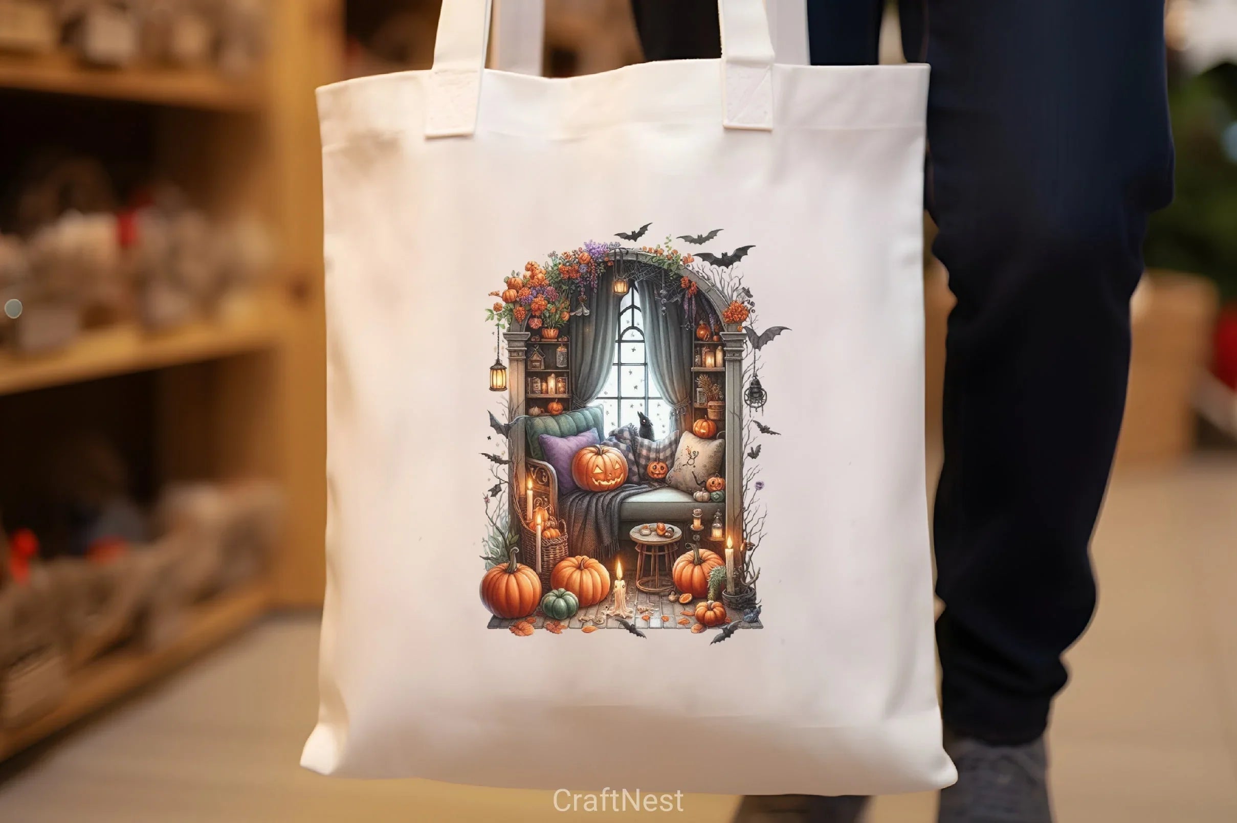 Halloween Rooms Clipart Bundle - CraftNest - Digital Crafting and Art