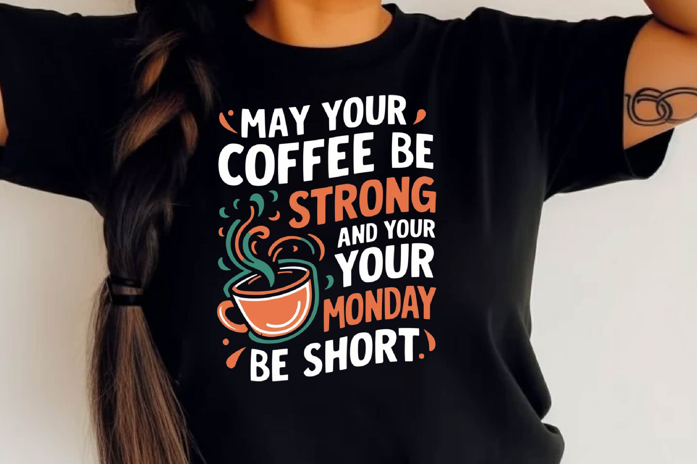 Monday Coffee Quotes Design Clipart Bundle - CraftNest - Digital Crafting and Art