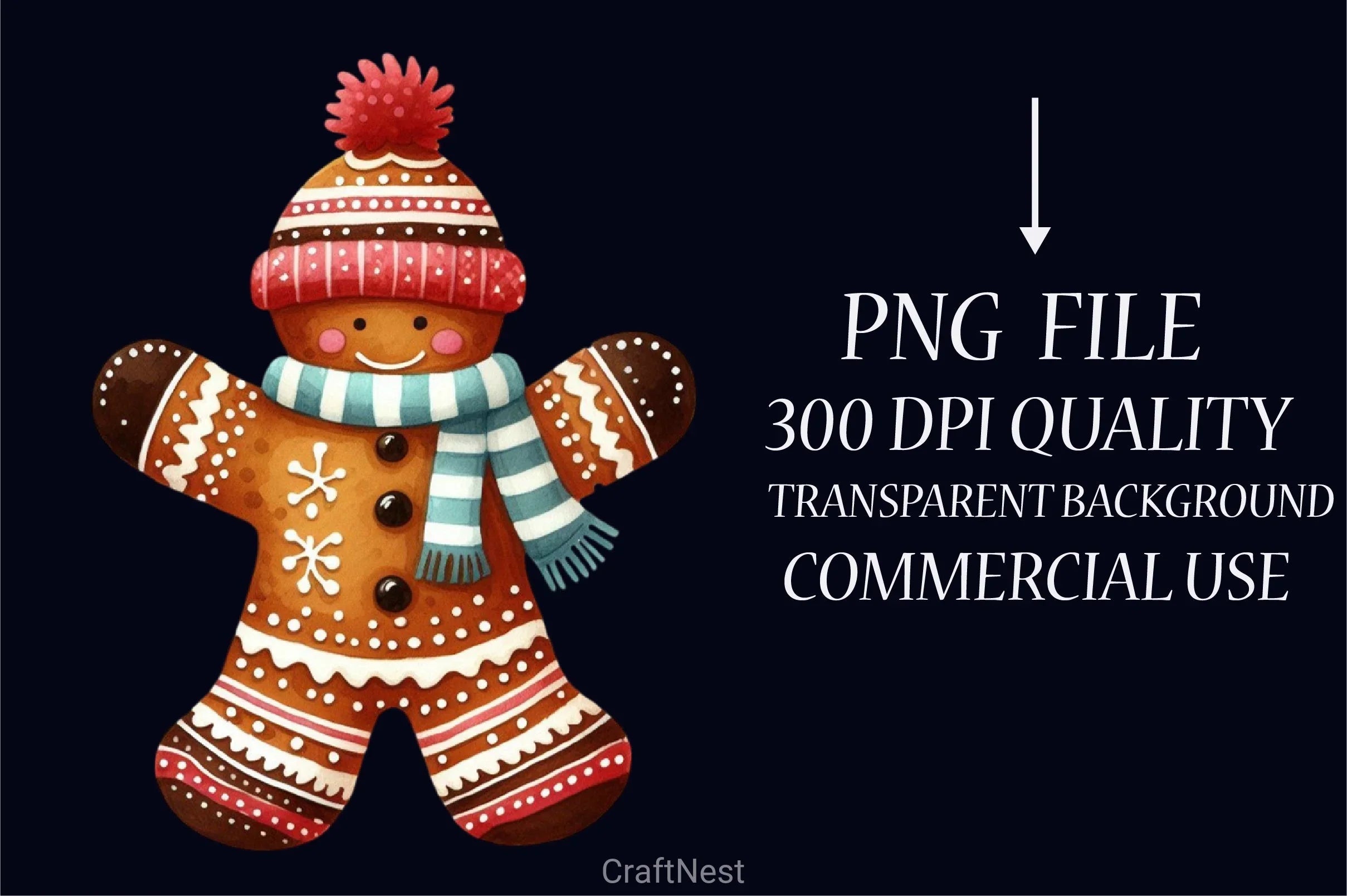 Winter Christmas Clipart Bundle - CraftNest - Digital Crafting and Art