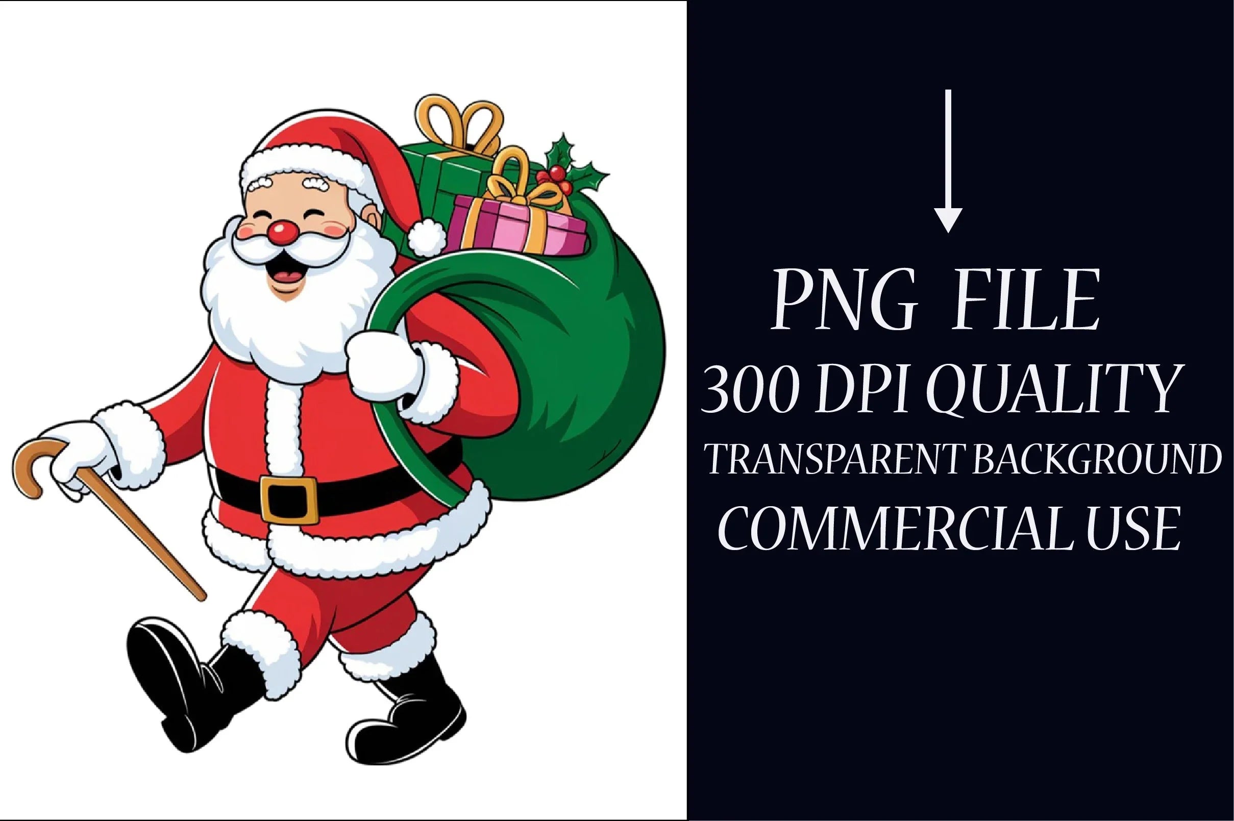 Retro Christmas Clipart Bundle 9 - CraftNest - Digital Crafting and Art