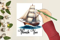 Schooner Ship Clipart Bundle - CraftNest - Digital Crafting and Art